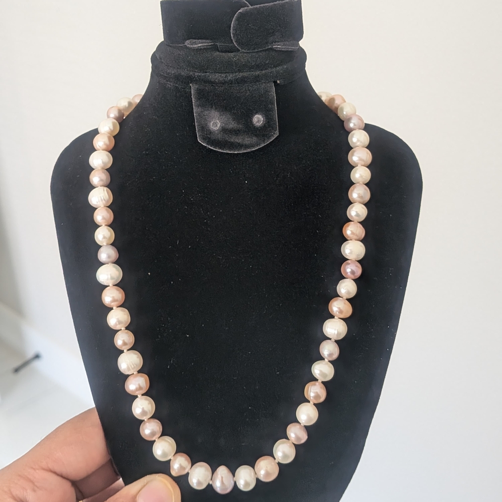 Effy White Cultured Fresh water pearl Necklace - Picture 4 of 6
